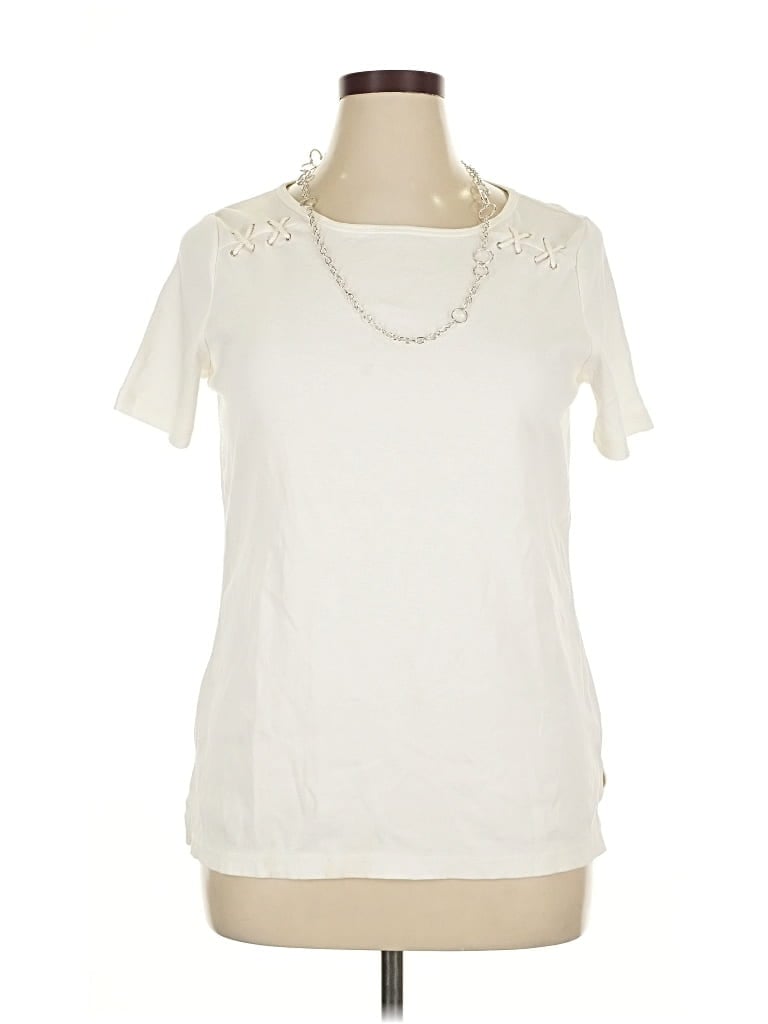 Talbots Outlet Short Sleeve T-shirt In White