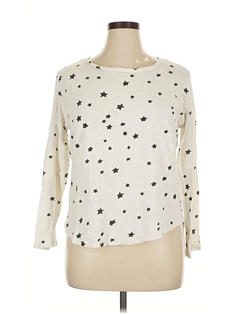 Pre-owned Joe Fresh Long Sleeve Blouse In White