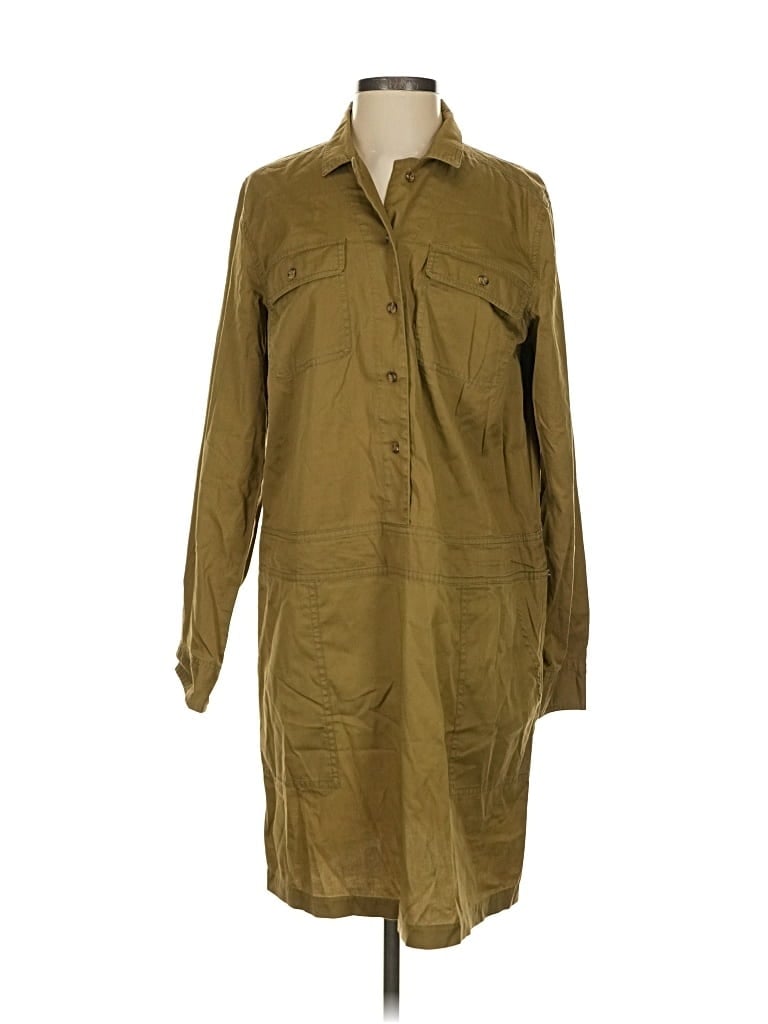 Pre-owned Ann Taylor Loft Casual Dress In Brown