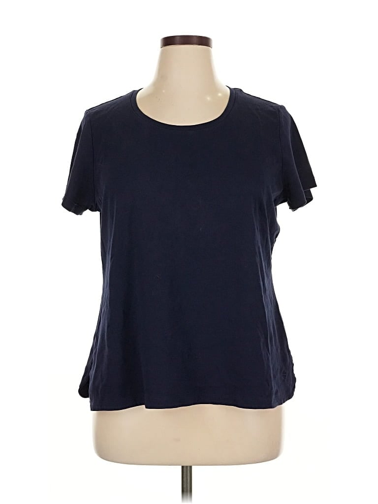 Pre-owned Isaac Mizrahi Live Short Sleeve T-shirt In Blue