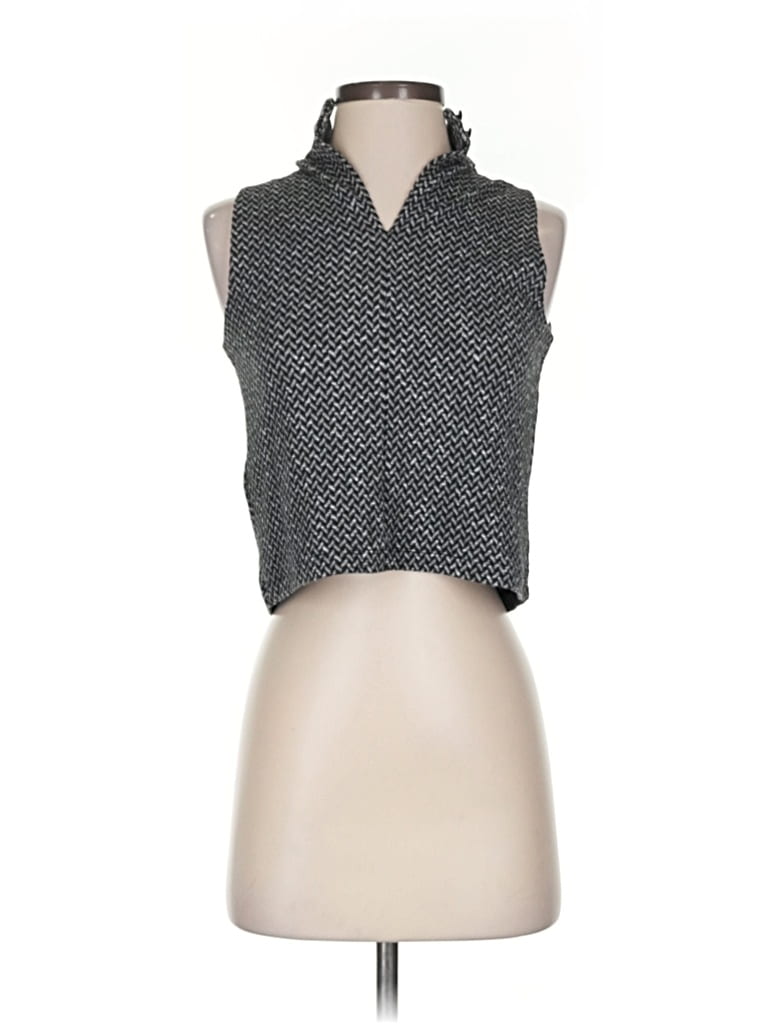 Pre-owned Banana Republic Sleeveless Blouse In Gray