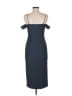 Topshop Solid Blue Cocktail Dress Size 6 - photo 2