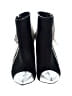 Jean-Michel Cazabat Silver Black Ankle Boots Size EU 36 - photo 2