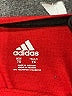 Adidas 100% Polyester Red 3/4 Sleeve T-Shirt Size 7 - photo 3