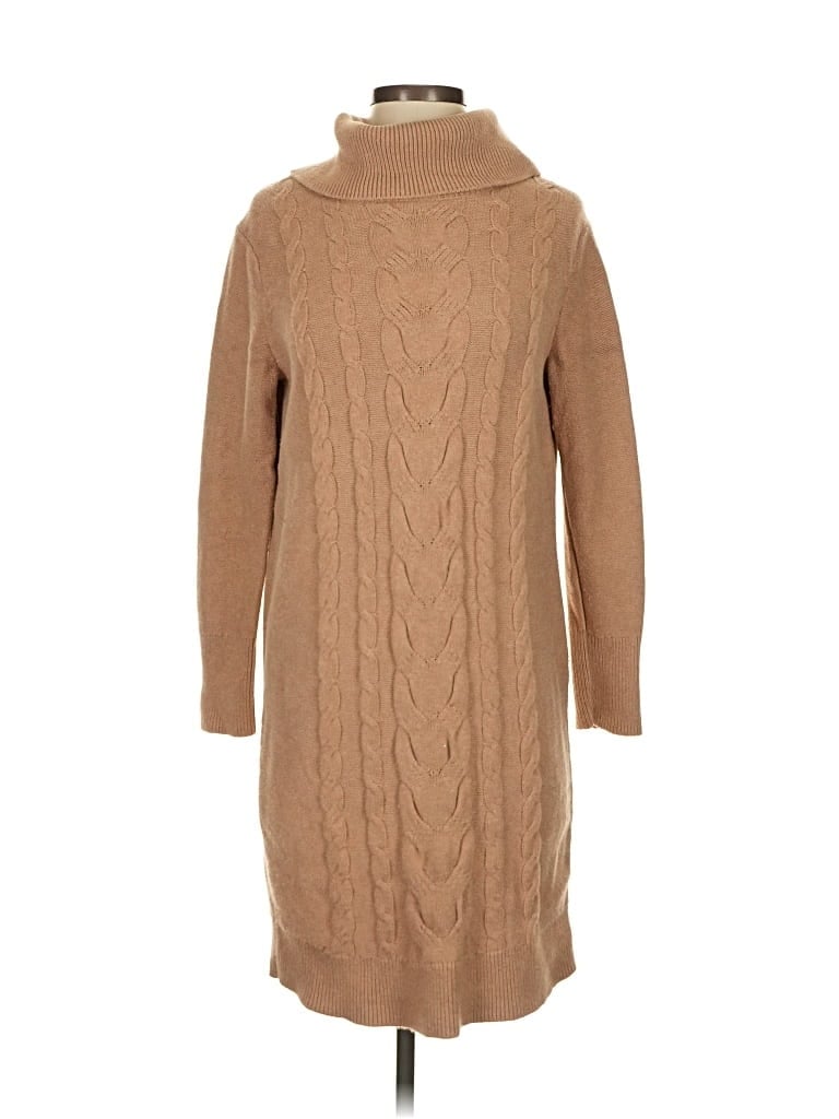 Pre-owned Banana Republic Factory Store Turtleneck Sweater In Brown