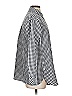Susan Graver Checkered-gingham Black Long Sleeve Blouse Size XXS - photo 4