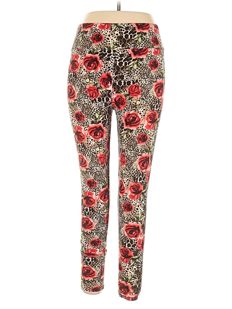 LULAROE Pre-owned Active Pants In Red