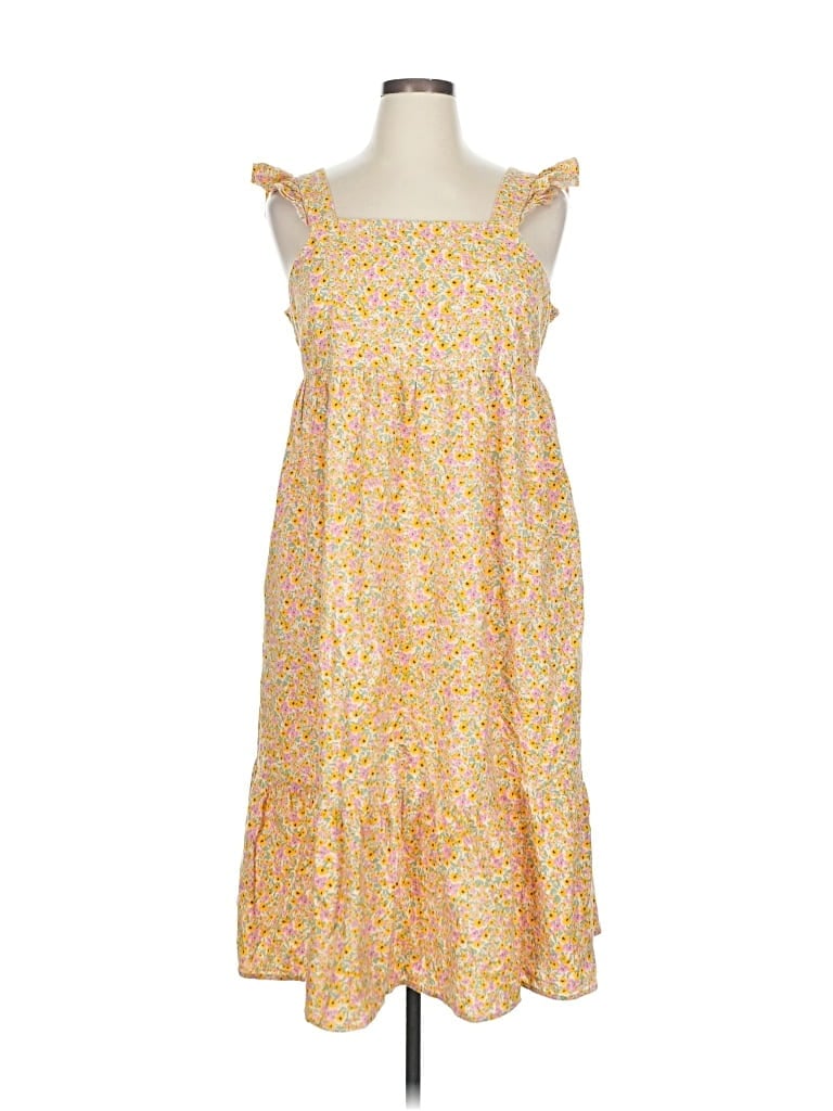 Pre-owned Universal Thread Casual Dress In Yellow