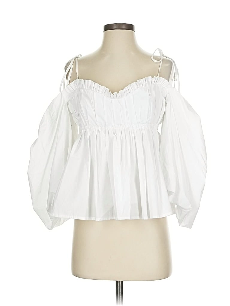 The Garment 3/4 Sleeve Blouse In White
