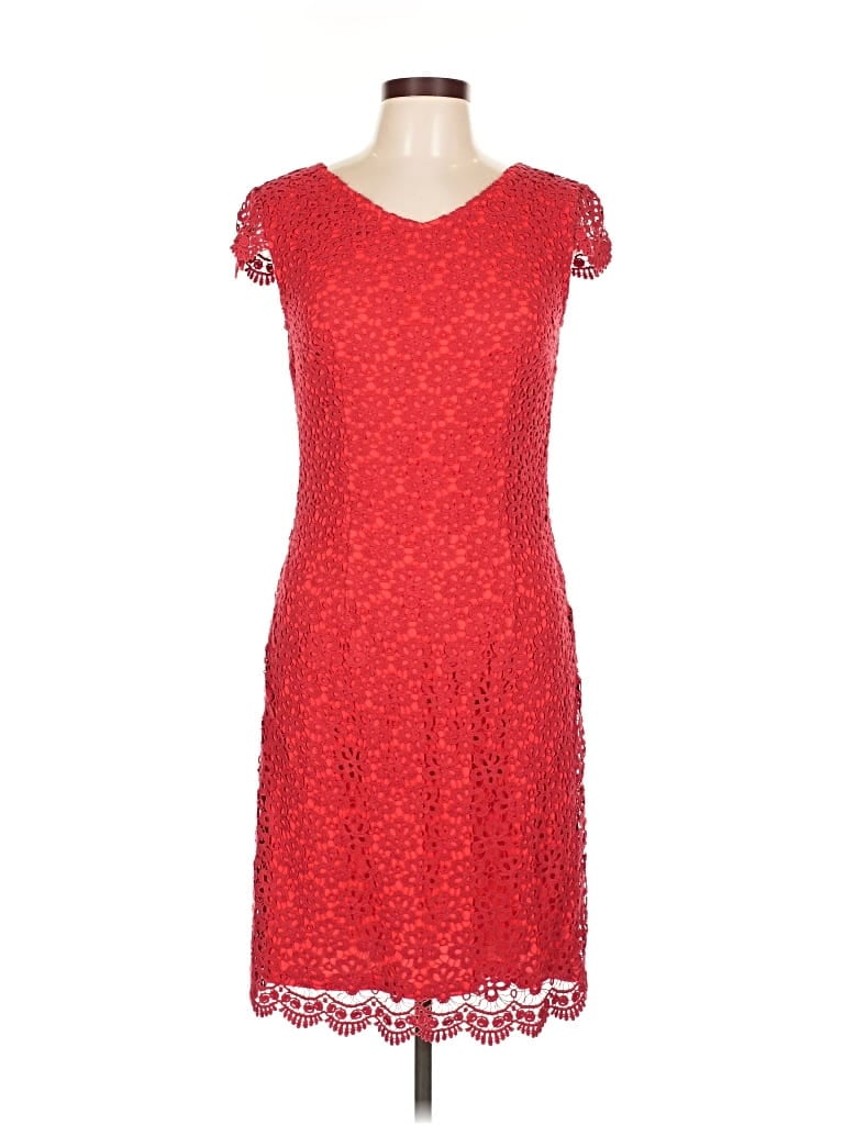 Pre-owned Joseph Ribkoff Cocktail Dress In Red