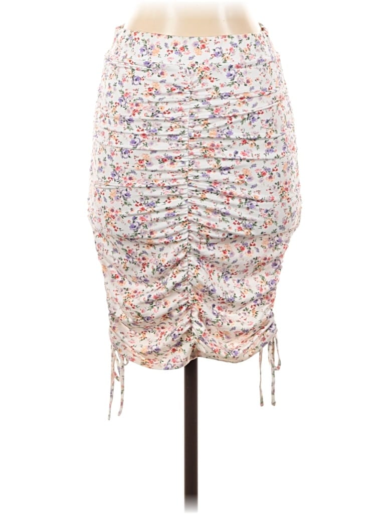 Pre-owned Haute Monde Casual Skirt In White