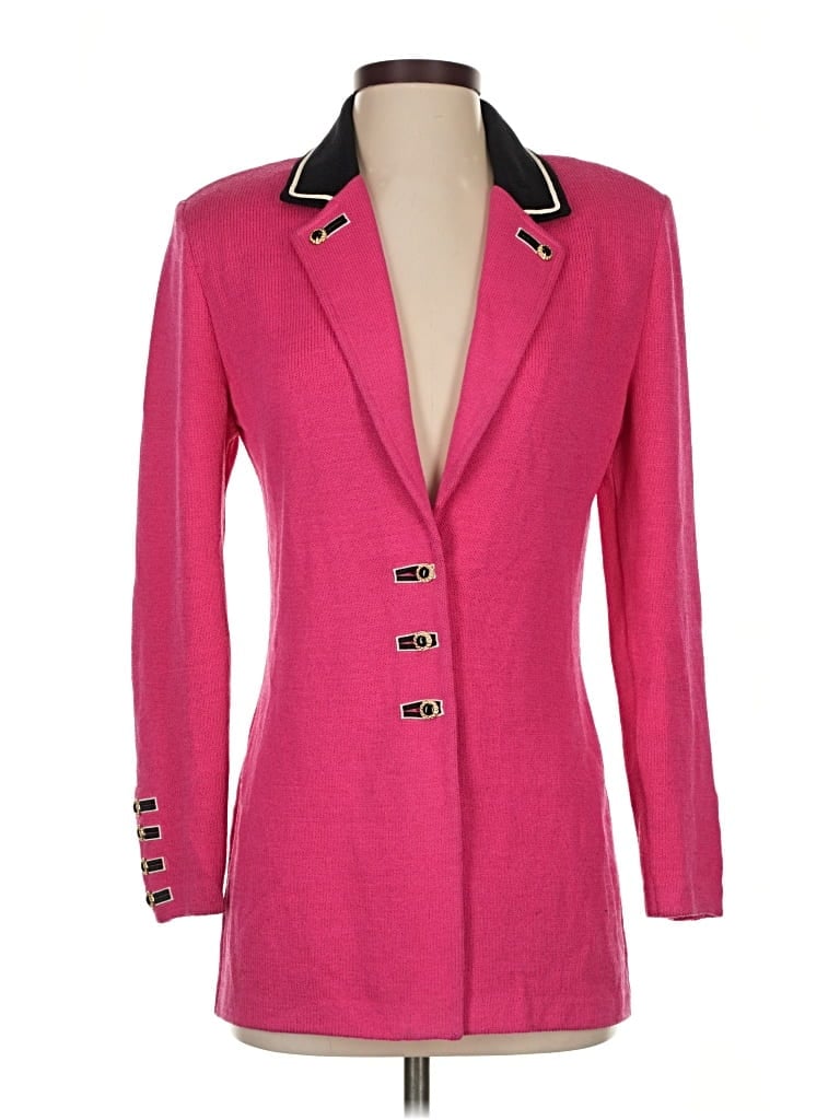 Pre-owned St. John Collection By Marie Gray Blazer Jacket In Pink