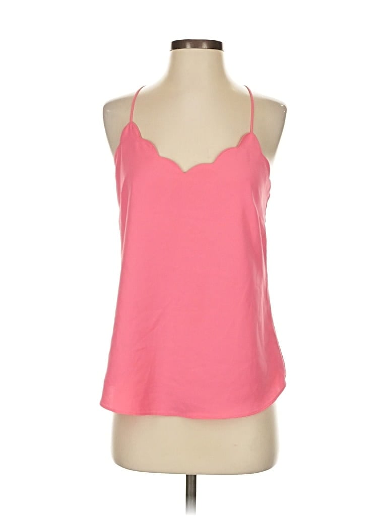 Pre-owned J.crew Factory Store Tank Top Pink Halter Neckline Tops