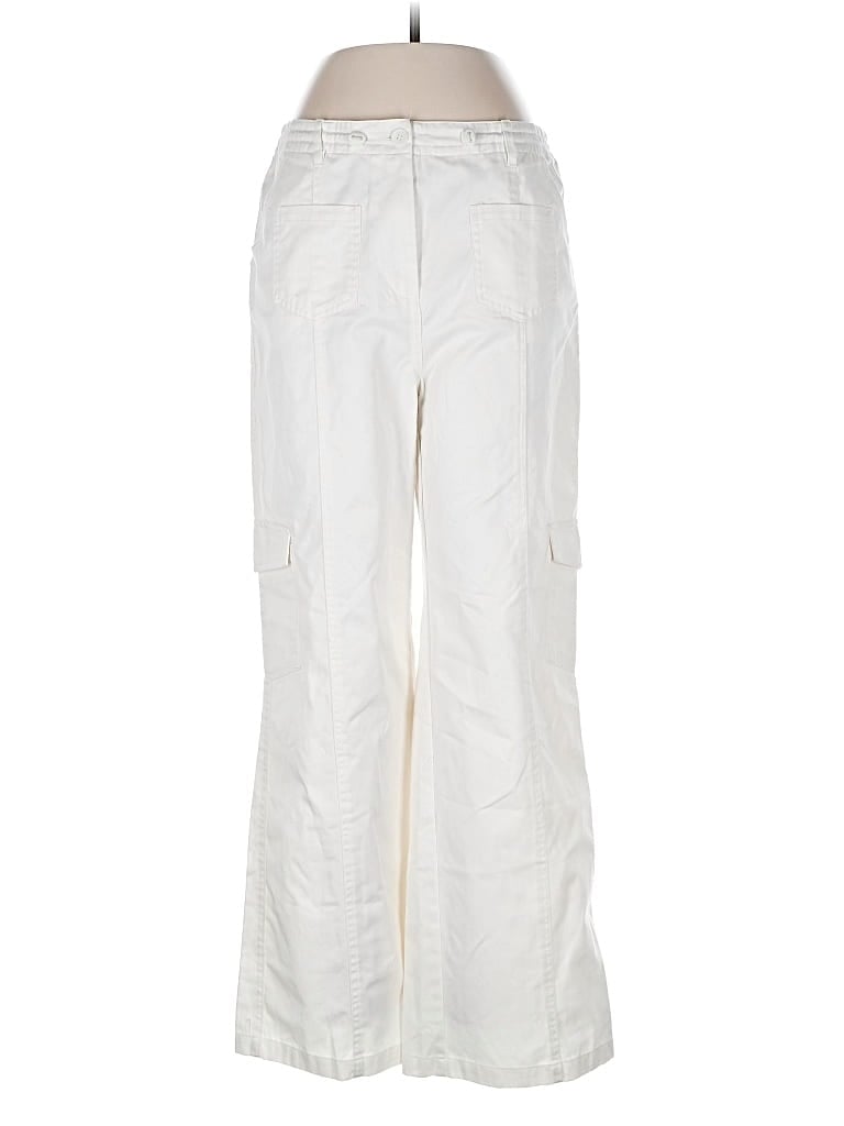 Pre-owned Happily Grey Cargo Pants In White