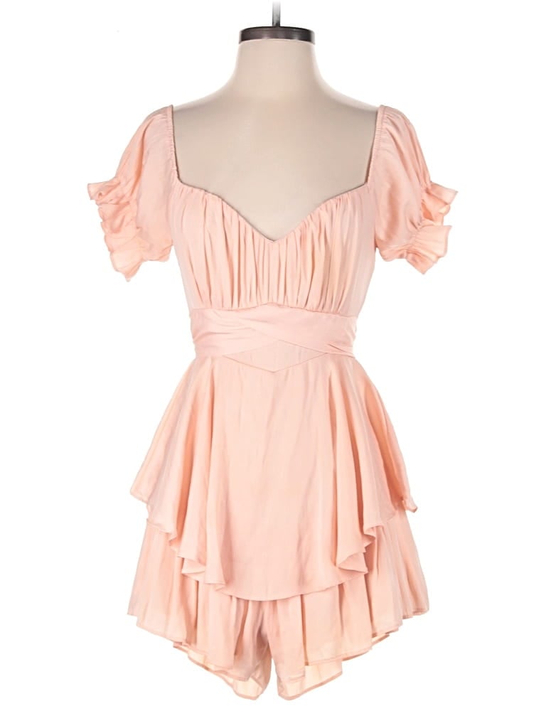 Pre-owned Edite Mode Romper In Pink