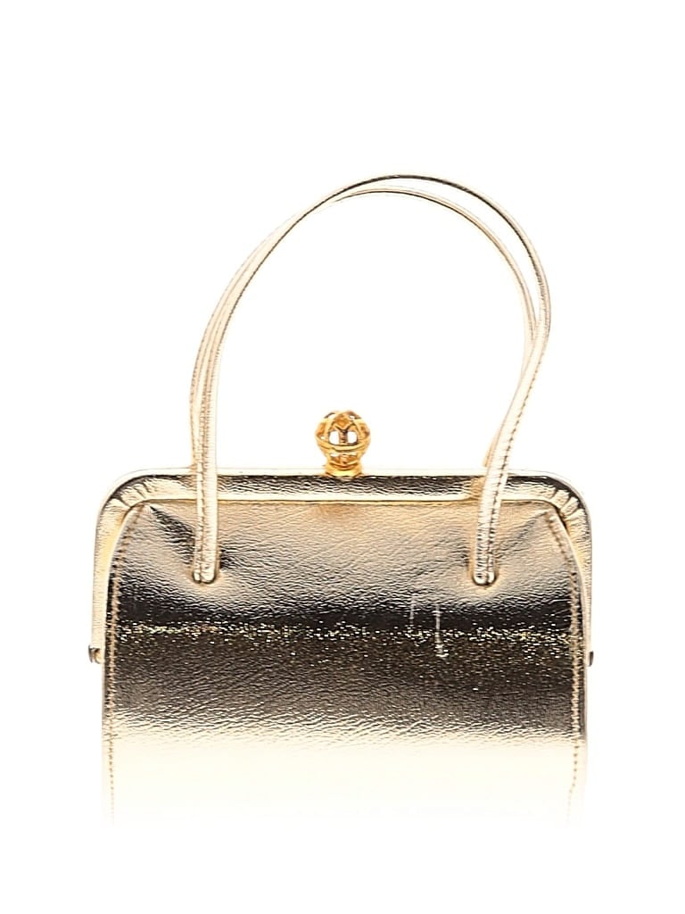 Pre-owned Unbranded Satchel In Gold
