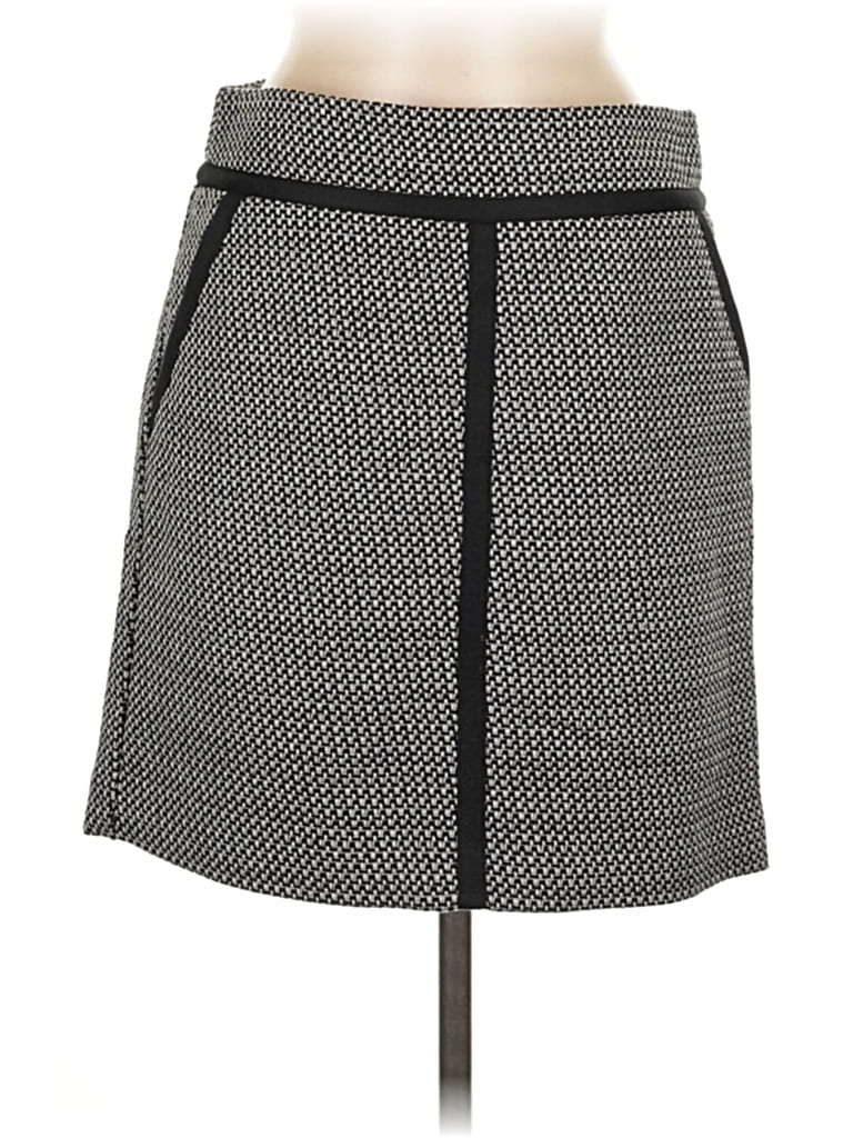Pre-owned Ann Taylor Loft Casual Skirt In Gray