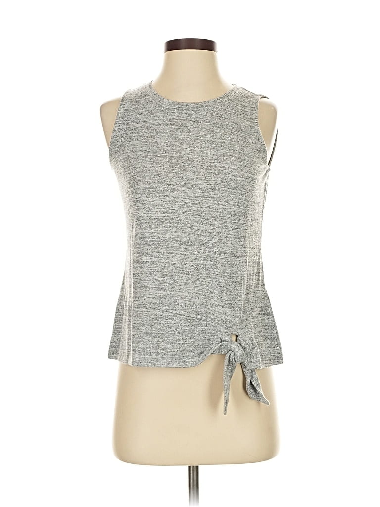 Pre-owned Banana Republic Factory Store Sleeveless Top Gray Halter Neckline Tops