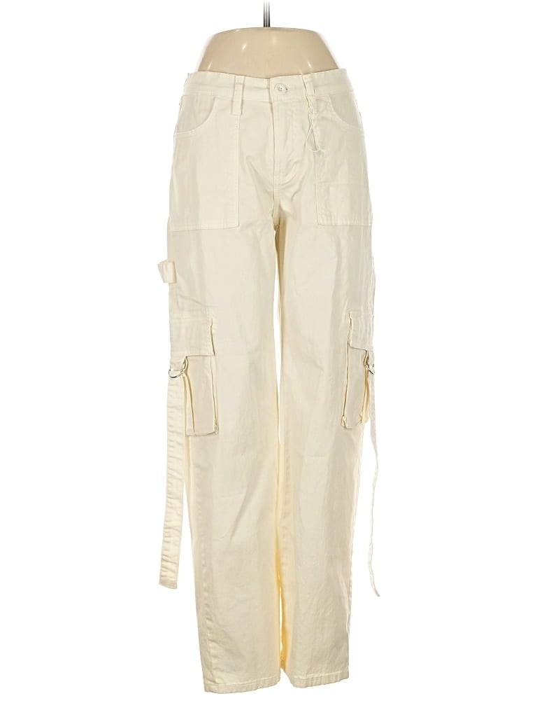 Pre-owned Lovegen Cargo Pants In White