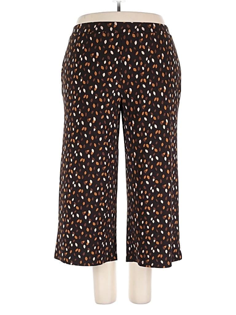 Pre-owned Susan Graver Casual Pants In Brown