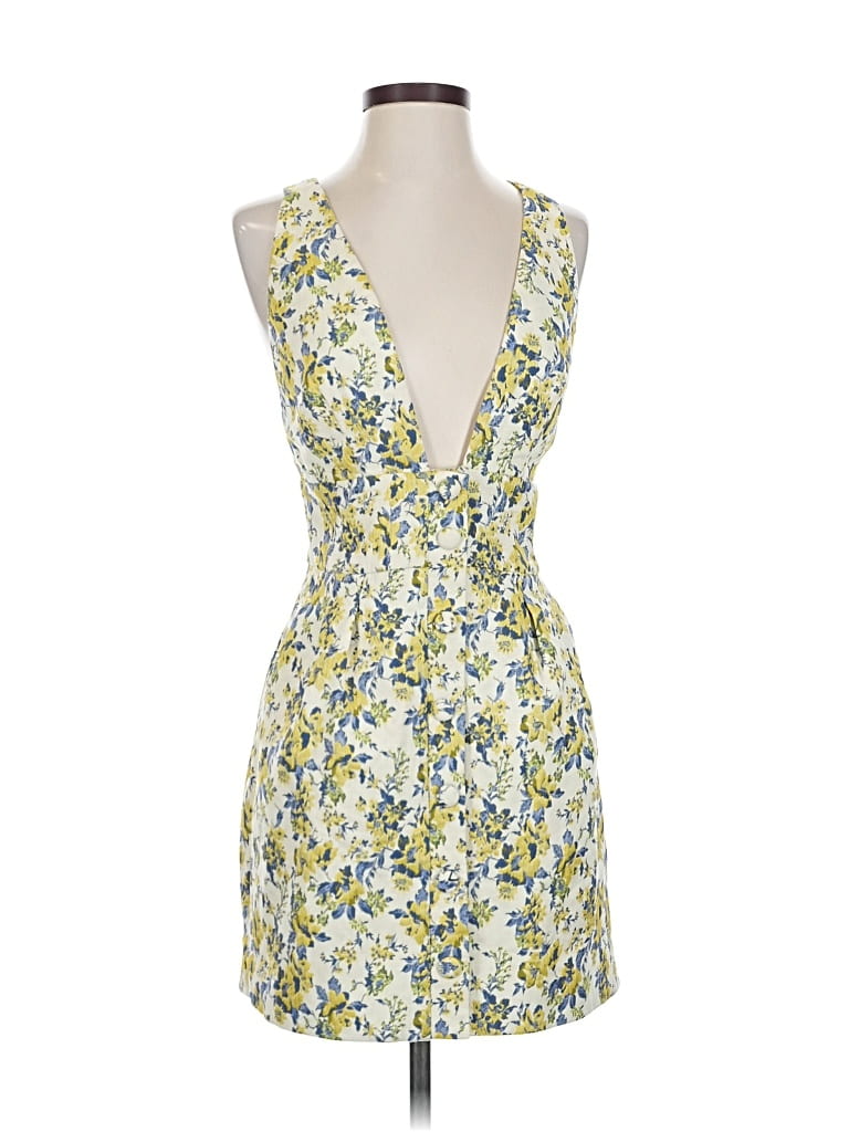 Pre-owned Lovers & Friends Cocktail Dress In Yellow