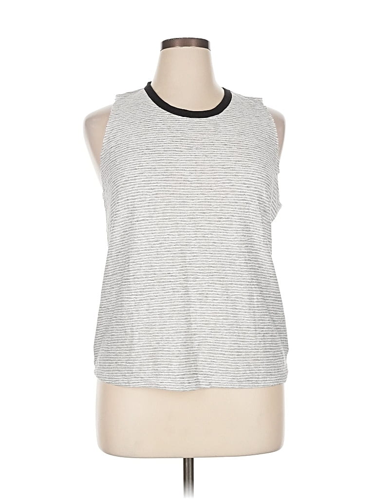 Pre-owned Project Social T Sleeveless T-shirt In Silver