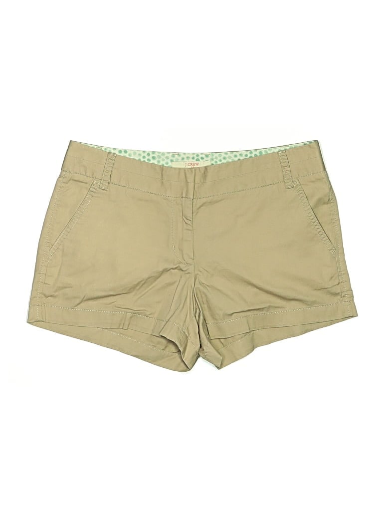 Pre-owned J.crew Factory Store Khaki Shorts In Green