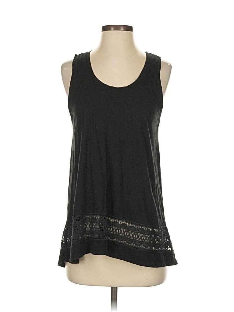 Pre-owned Ann Taylor Loft Outlet Tank Top Black Halter Neckline Tops