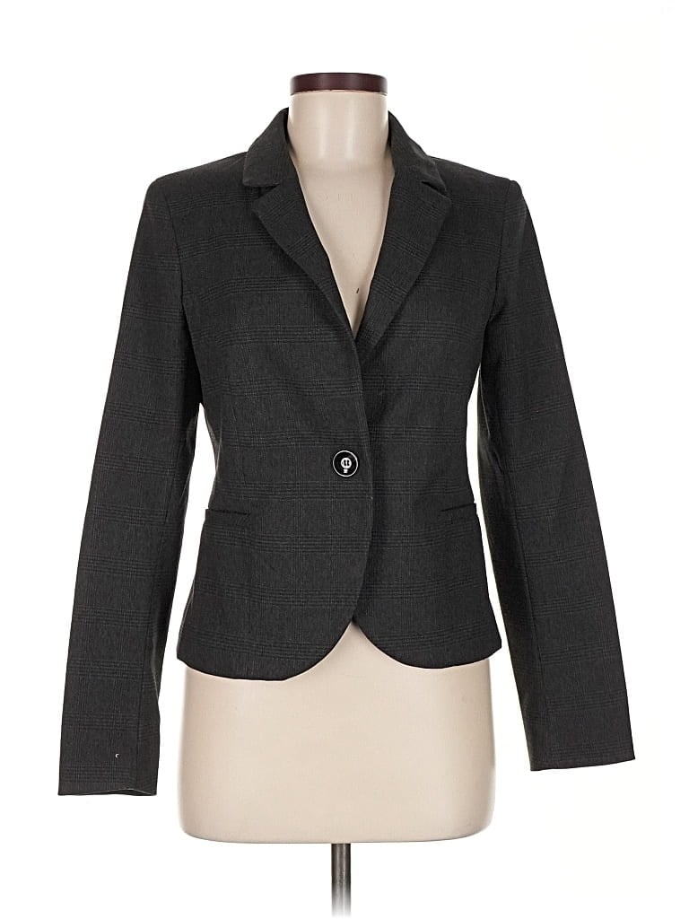 Pre-owned British Khaki Blazer Jacket In Gray