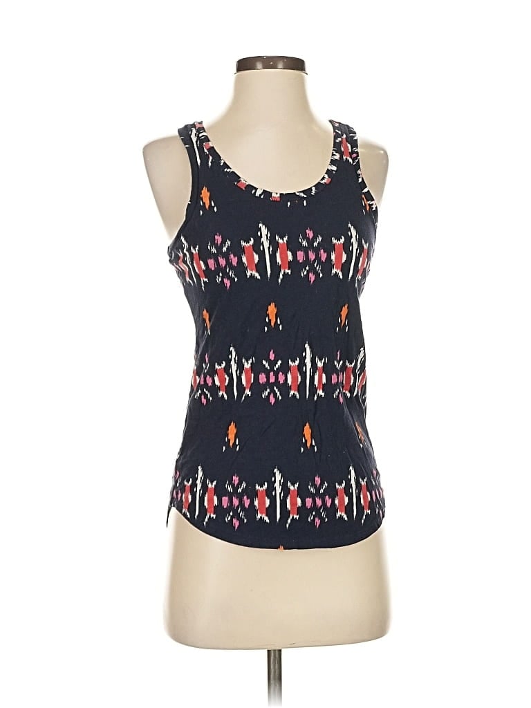 Pre-owned Ann Taylor Loft Tank Top Blue Halter Neckline Tops