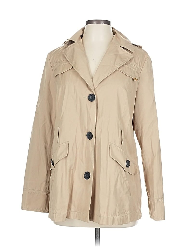 Pre-owned Ellen Tracy Trenchcoat In Brown