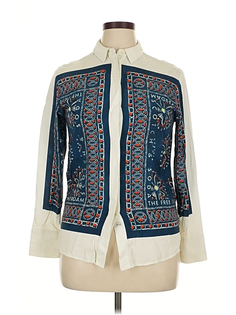 Click to view more detailed imagery on our partner's website Pre-owned Scotch & Soda Long Sleeve Blouse In White