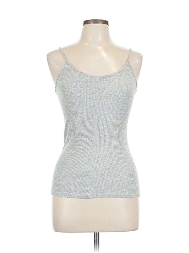 Pre-owned Gap Tank Top Gray Strapless Neckline Tops
