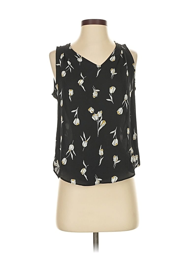 Pre-owned Banana Republic Factory Store Tank Top Black Halter Neckline Tops