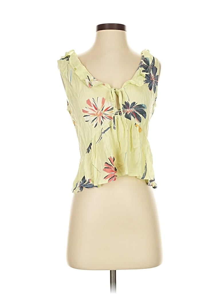 Click to view more detailed imagery on our partner's website Pre-owned O'neill Sleeveless Blouse In Yellow