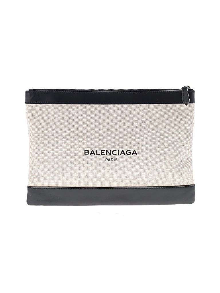 Pre-owned Balenciaga Clutch In White