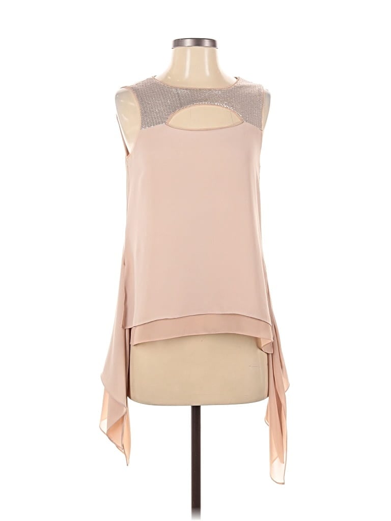 Pre-owned Bcbgmaxazria Sleeveless Blouse In Pink