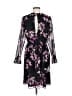 Cynthia Steffe 100% Polyester Floral Black Casual Dress Size 6 - photo 2
