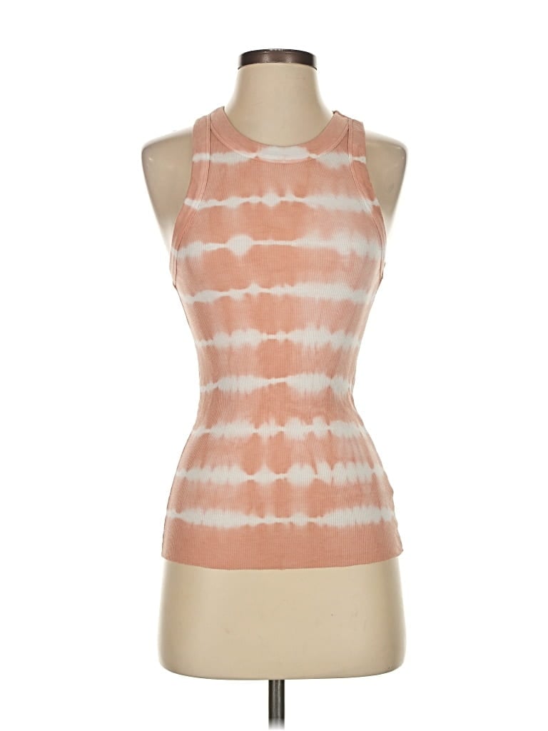 Pre-owned Aerie Tank Top Orange Halter Neckline Tops