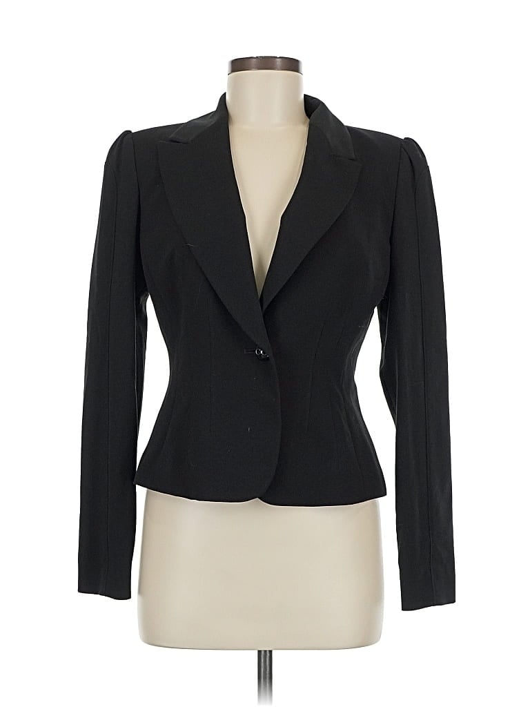Pre-owned Nine West Blazer Jacket In Black