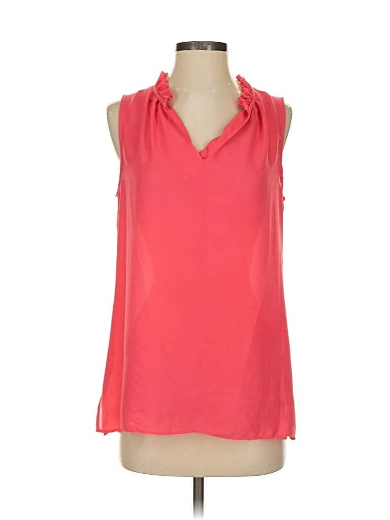 Pre-owned Rose + Olive Sleeveless Blouse In Pink