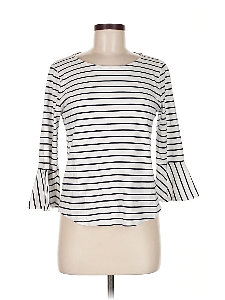 Pre-owned J.crew Mercantile 3/4 Sleeve T-shirt In White