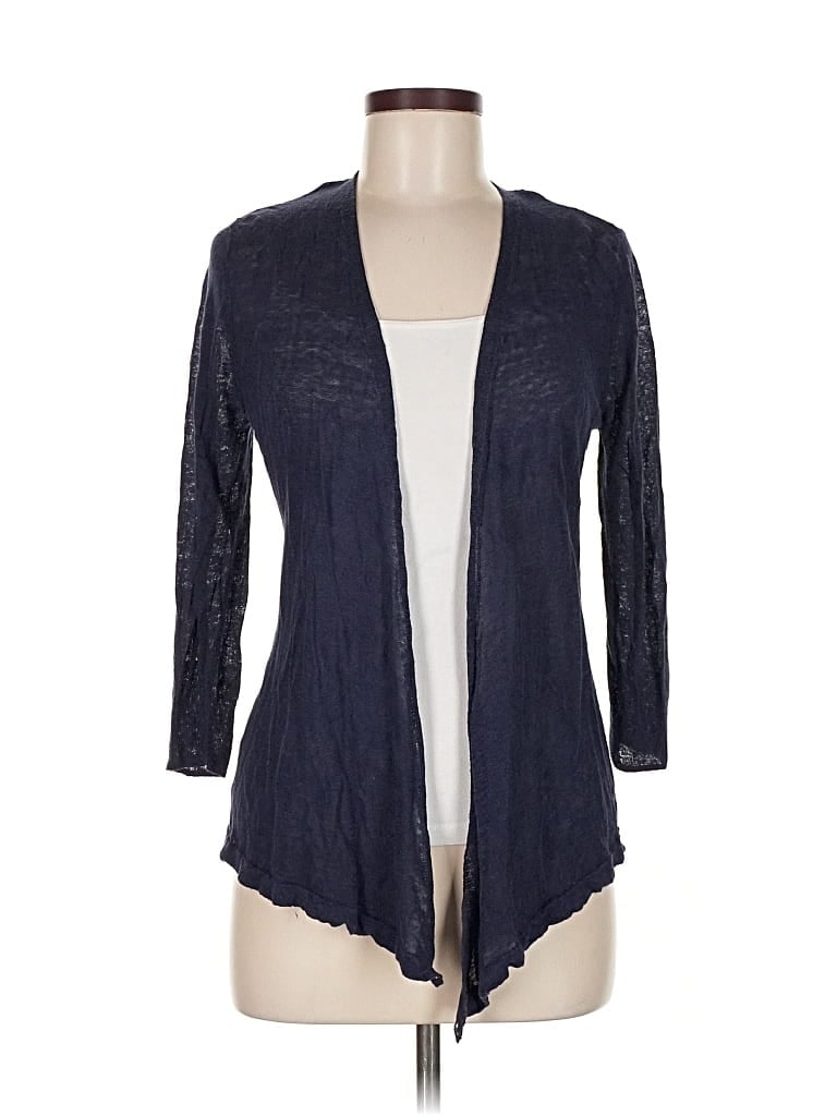 Pre-owned Leo & Nicole Cardigan Sweater In Blue