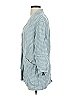 Madewell 100% Linen Checkered-gingham Teal Blazer Size XXS - photo 5