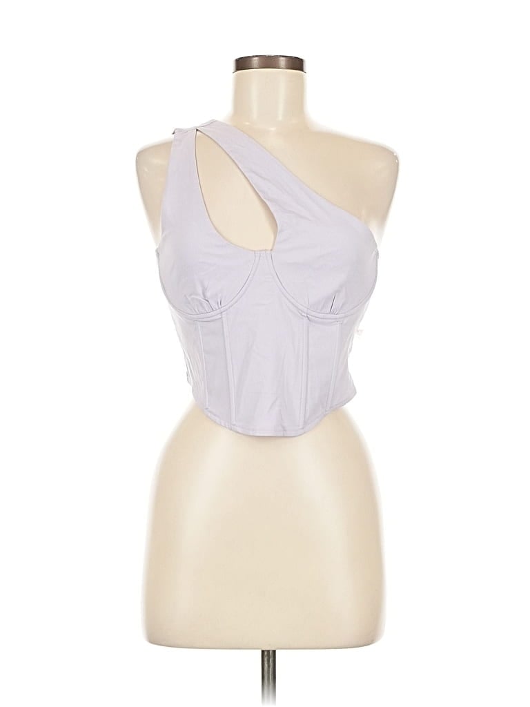 Forever 21 Sleeveless Blouse In Blue