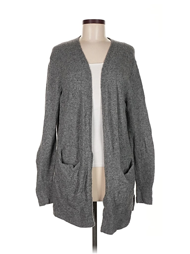 Pre-owned Madewell Cardigan Sweater In Gray