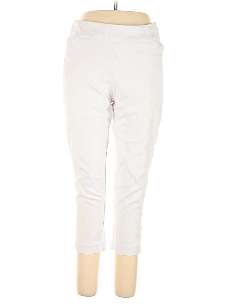 Pre-owned Croft & Barrow Casual Pants In Silver