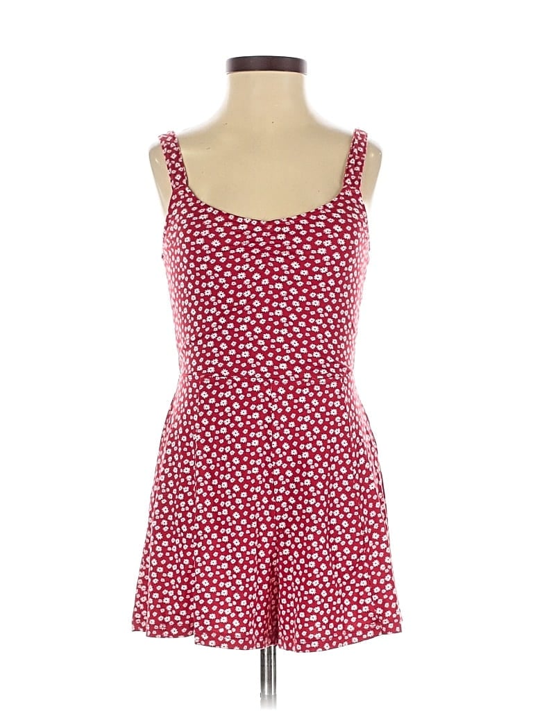 Pre-owned Hollister Romper In Red