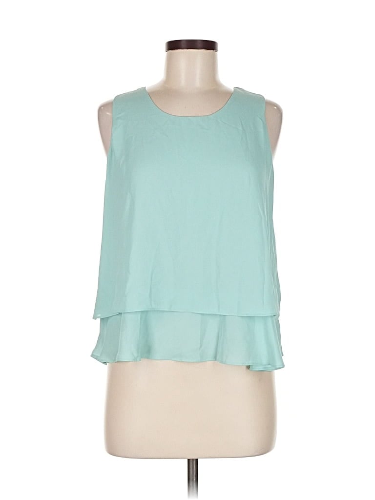 Pre-owned Metaphor Sleeveless Blouse In Blue