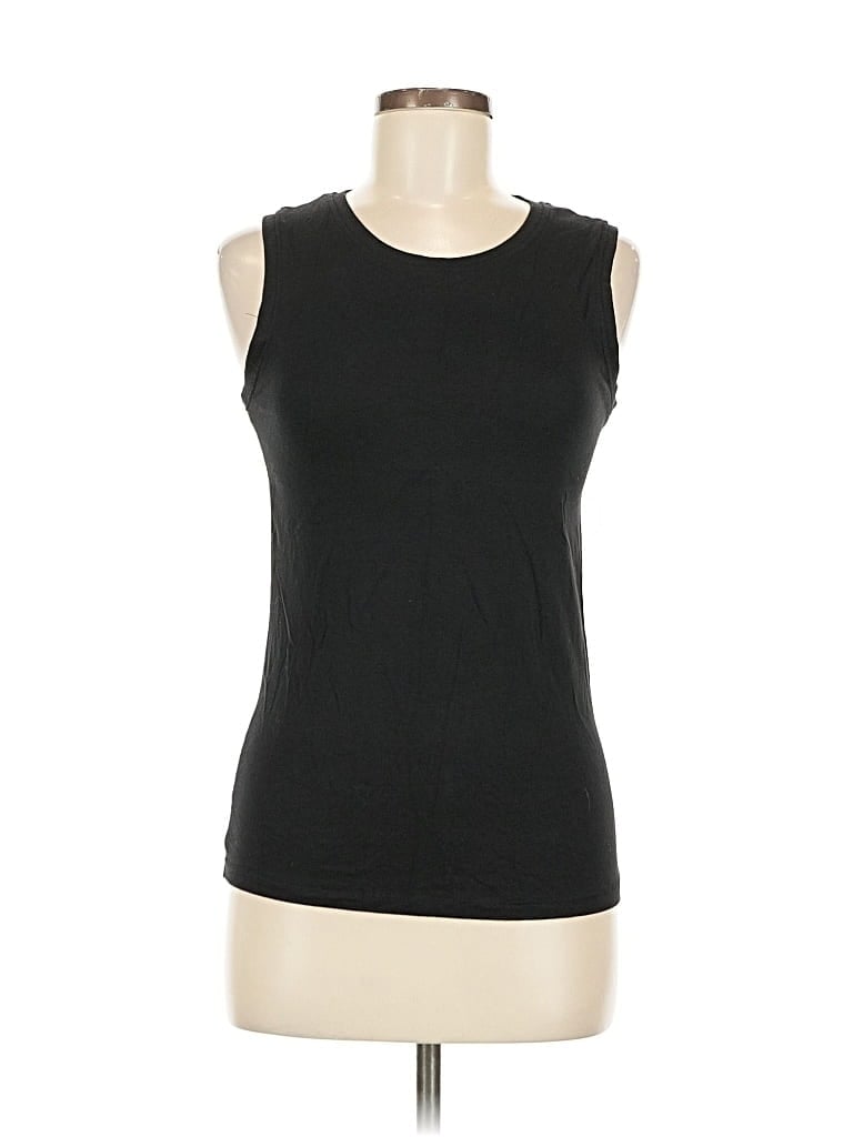 Pre-owned Easy Standard Sleeveless T-shirt In Black